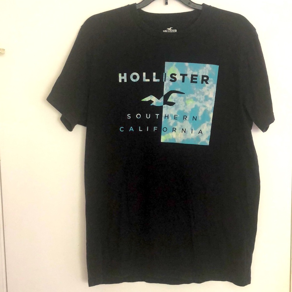 Hollister California black L tee shirt
